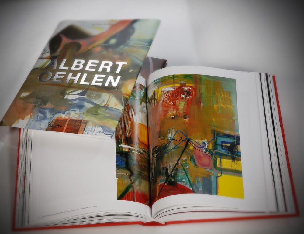 Albert Oehlen Paperback Binding art book